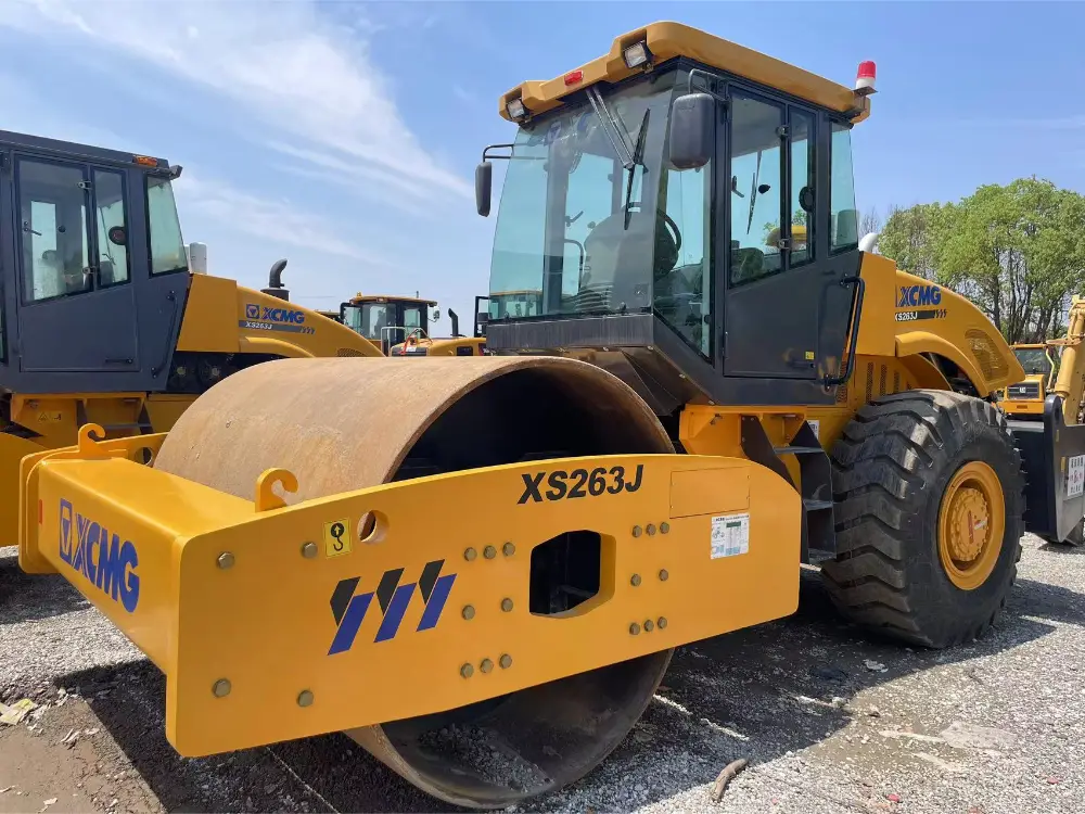 XCMG Official XS263J Used Compactor Road Roller 26 Ton Vibratory Roller