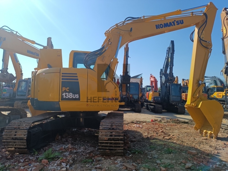 Used 13Ton PC138us Excavator Second Hand Crawler Digger For Sale