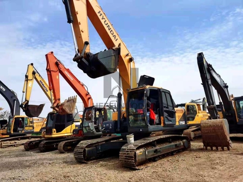 Original Hydraulic Used Hyundai Excavator R275vs Cummins Engine