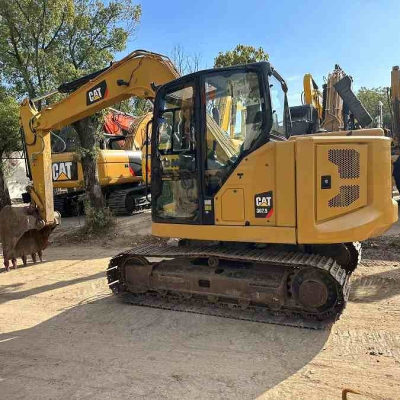 High Performance Caterpillar 307.5 Pre Owned Mini Excavator Used Micro Excavator