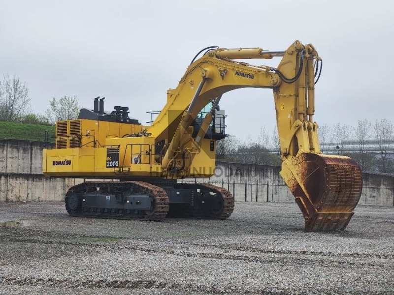 Original Second Hand Komatsu Excavator PC2000-8 Large Earth Moving Machinery