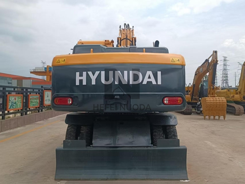 Mining Used Hyundai 210W-9 Wheel Digger For Sale Price Second Hand Excavator