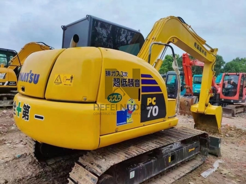 6T Used Small Excavator Komatsu PC70 Second Hand Micro Digger