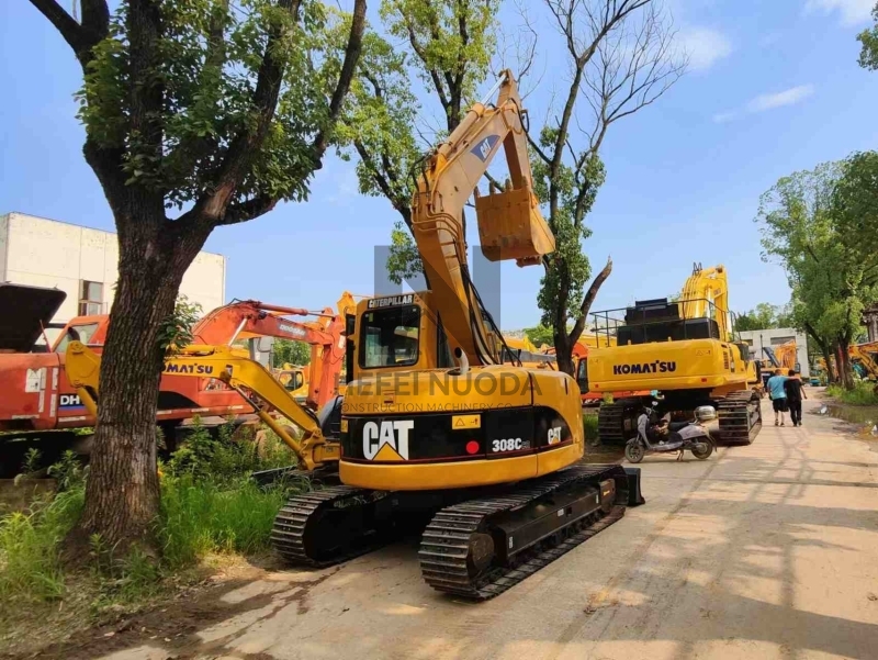 Crawler Hydraulic Used CAT Excavator Japan Original CAT 308C For Digging