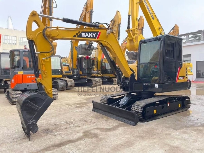 Sany SY60C Second Hand Diggers Mini Excavator For Earth Removal