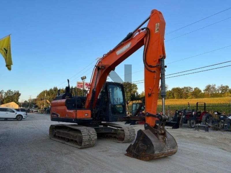 Used Doosan DX140LC Ground Digging Machine 2nd Hand Diggers Excavator