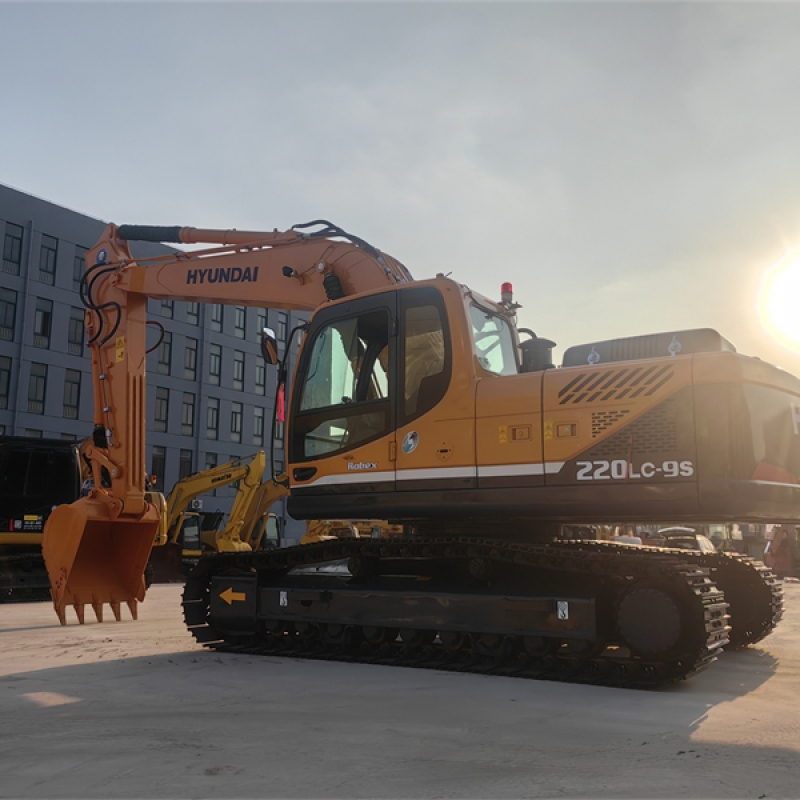 22 ton Korea Hyundai HYUNDAI 220LC-9S Construction Equipment with CE EPA certificate