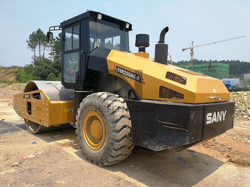 SANY SSR220AC-8 22 Ton Single Drum Vibratary Road Roller for Sale with WeiChai Engine