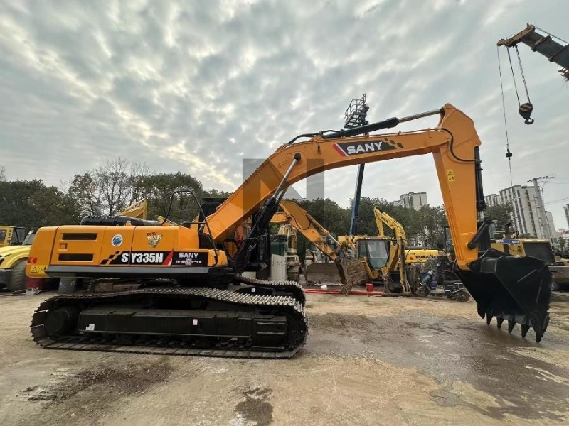 Repossessed SY335H Used Sany Excavator Crawler Digger For Construction