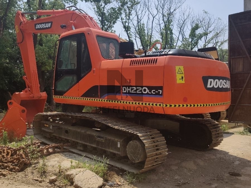 Korea Used Doosan Excavator DH220LC Crawler Machine For Mining