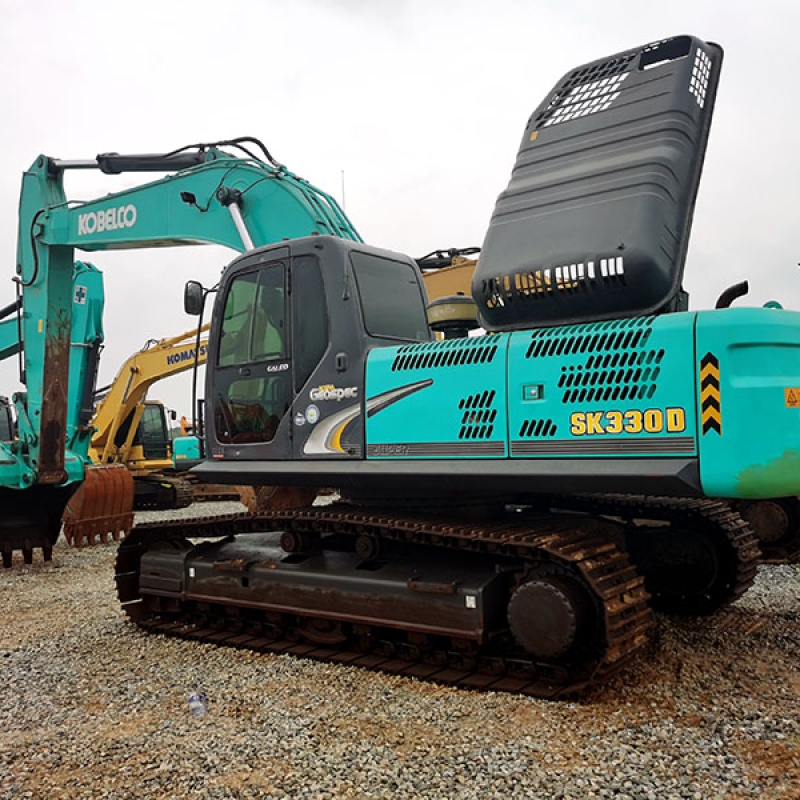 SK330-8 Old Kobelco Excavator Hydraulic Crawler Earth Moving Equipment