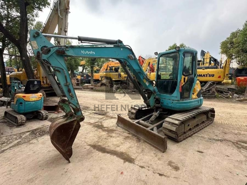 Kubota Kx155-3 Second Hand Kubota Diggers Crawler Excavator 5T High Performance