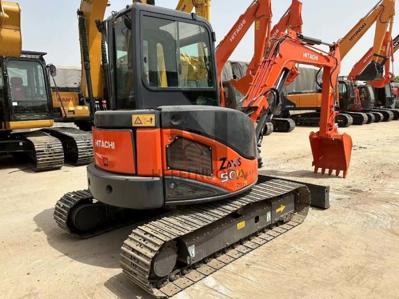Mini ZX50U Hitachi Excavator Used Construction Machinery 5T ZX50