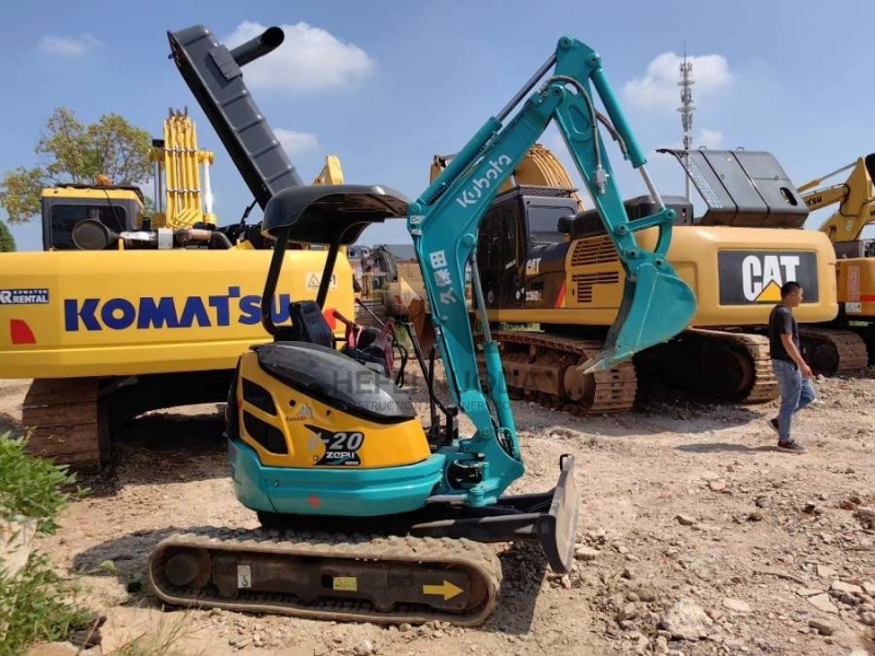 2200KW Kubota U20 Used Kubota Excavator 2 Ton Mini Japanese Original