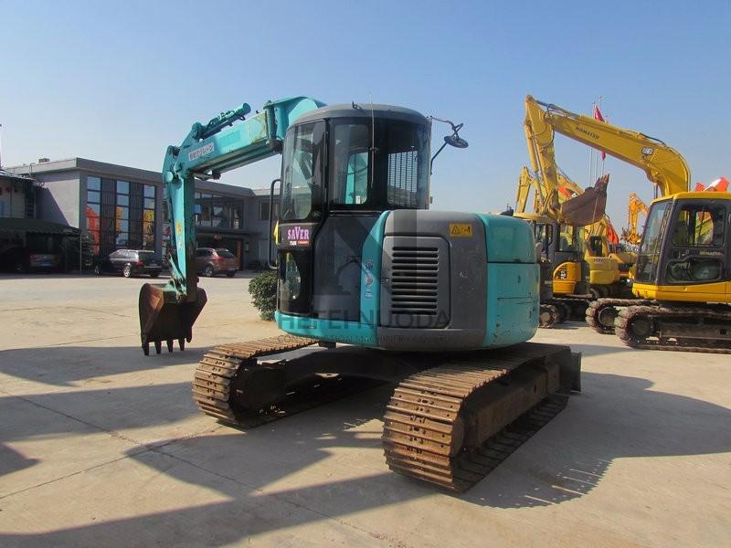 used digger excavator Kobelco SK75 secondhand 7.5ton excavator for sale