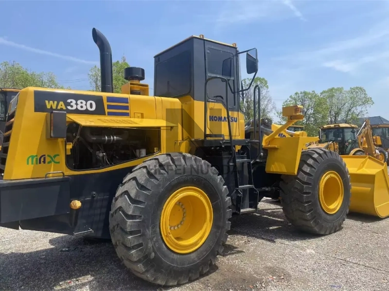 Engineering 143KW Used Komatsu Wheel Loader WA380 17 Tons