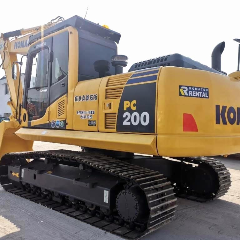 Used Excavators Komatsu PC200-8N1 Original Low Price Crawler Hydraulic Excavator Machinery Japanese Condition Hot Sale
