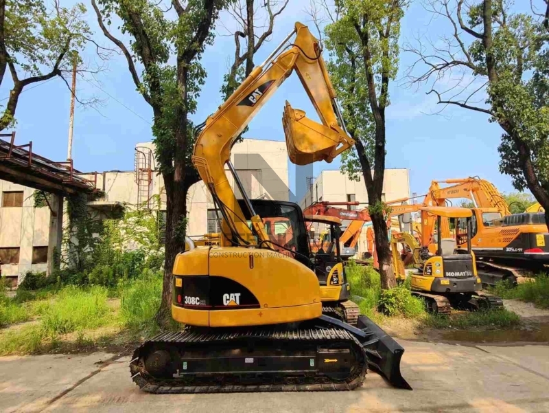 Crawler Hydraulic Used CAT Excavator Japan Original CAT 308C For Digging
