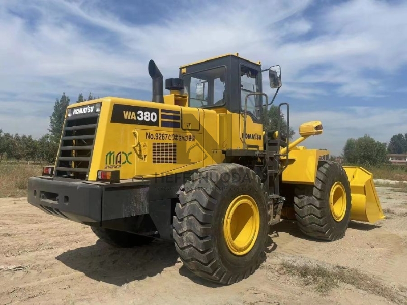 Engineering Used Komatsu Wheel Loader WA380-3 High Power 16360KG