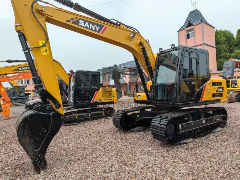 Used Excavator China Sany SY135C Crawler Excavator in Good Condition Sy135 Excavator Digger 13ton Sy135c-9 Global Sales