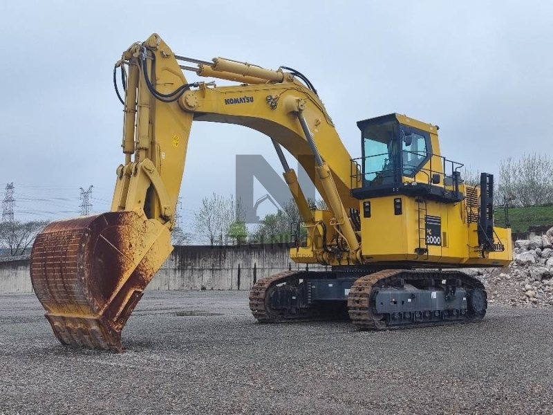 Original Second Hand Komatsu Excavator PC2000-8 Large Earth Moving Machinery