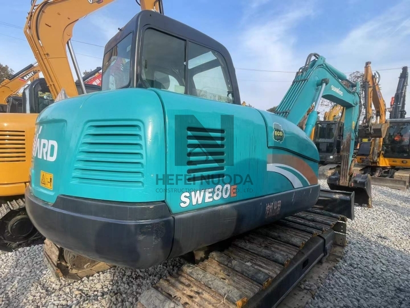 8 Ton Weight Machinery Used Excavator Sunward SWE80E Second Hand Sunward 80E Excavator
