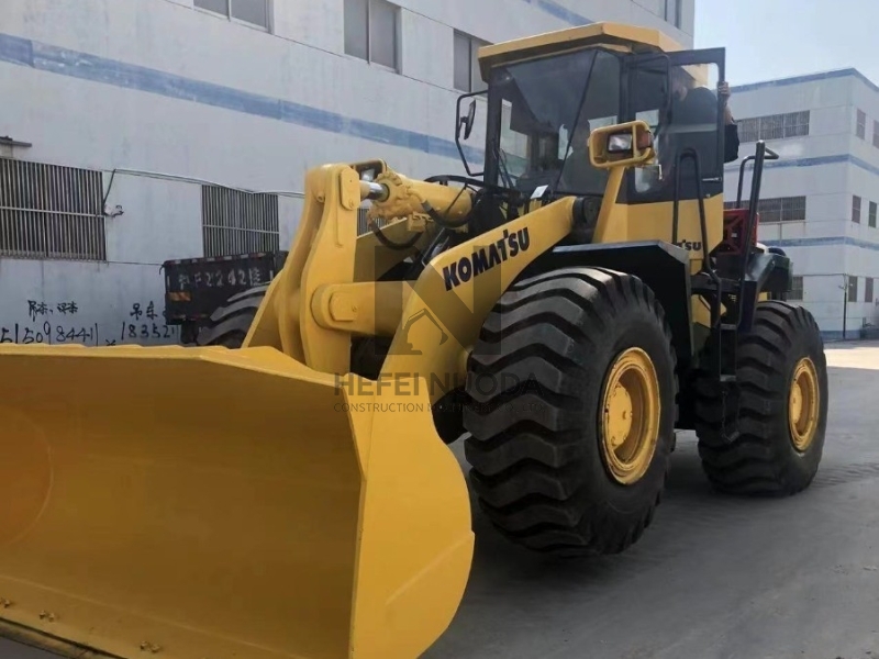 WA470 Used Komatsu Front Wheel Loaders For Construction Earthmoving
