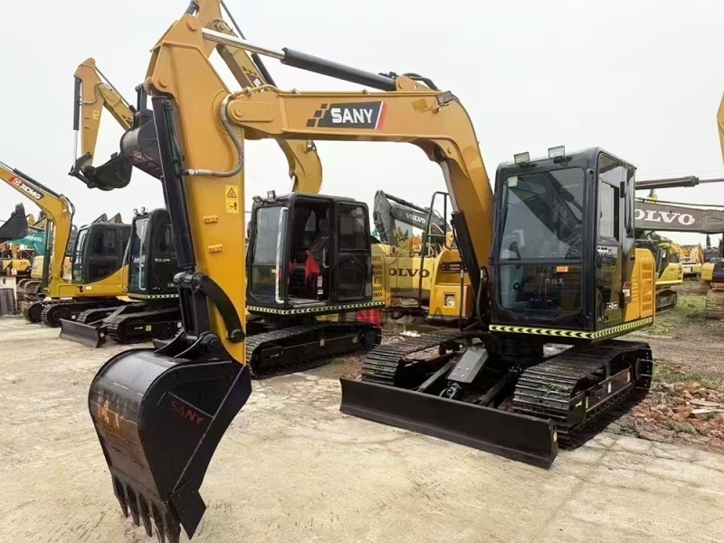 Hot Sale Used Sany SY75C 75c-9 SY75C-10 Excavator 7.5 Ton Excavator Crawler Excavator Price