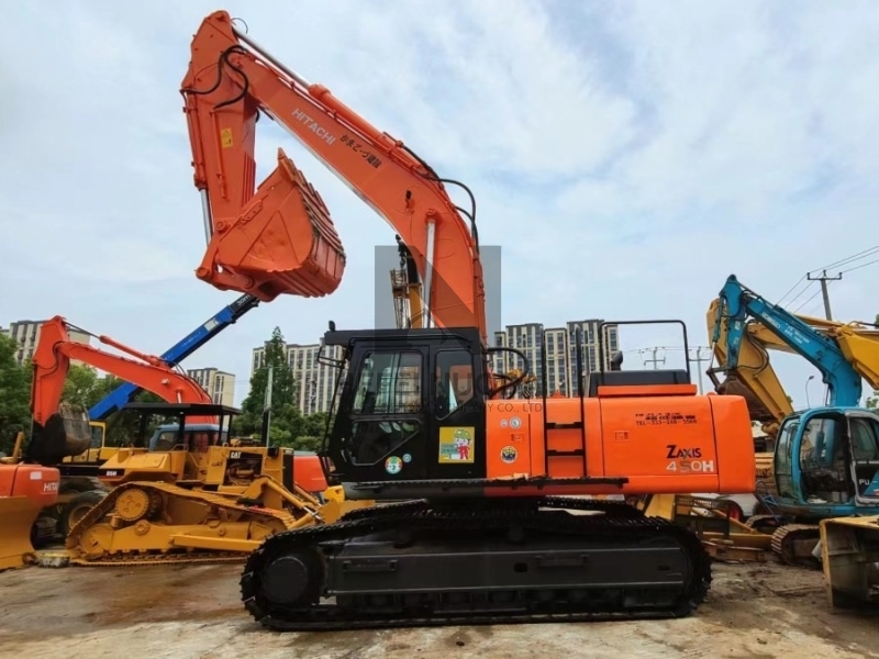 Large Scale Repossessed Hitachi Zx450 Equipment Trader Excavator 45Ton Isuzu Engine