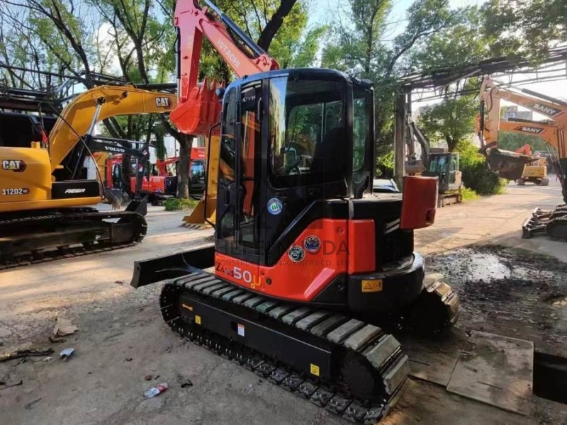 5 ton Used Hitachi Excavator ZX50U Old Mini Hydraulic Crawler Yanmar 4TNV88 Engine