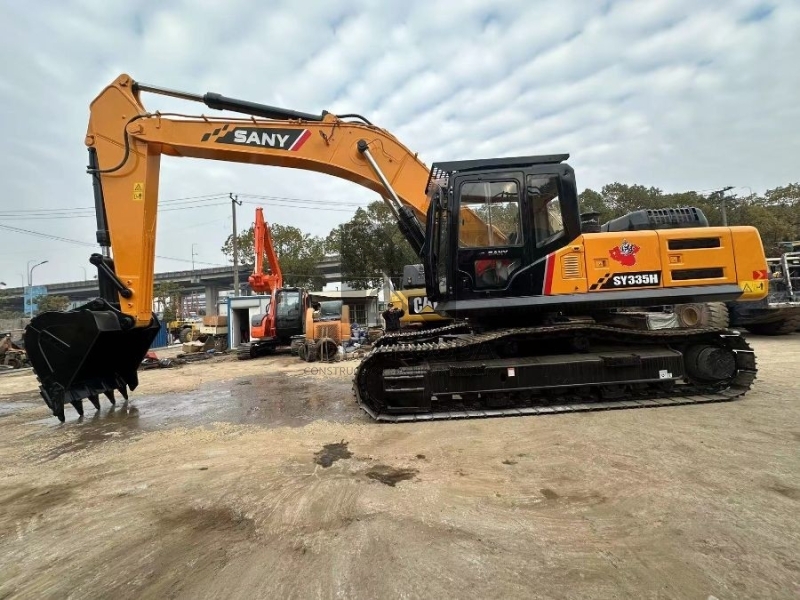 Repossessed SY335H Used Sany Excavator Crawler Digger For Construction