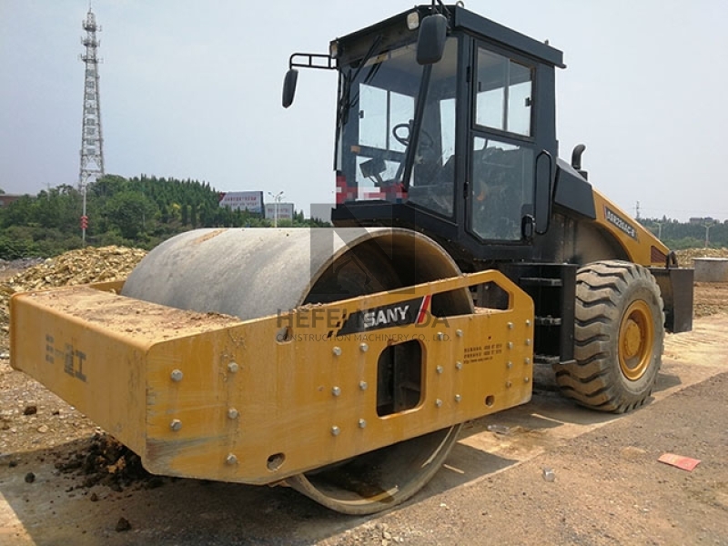 SANY SSR220AC-8 22 Ton Single Drum Vibratary Road Roller for Sale with WeiChai Engine