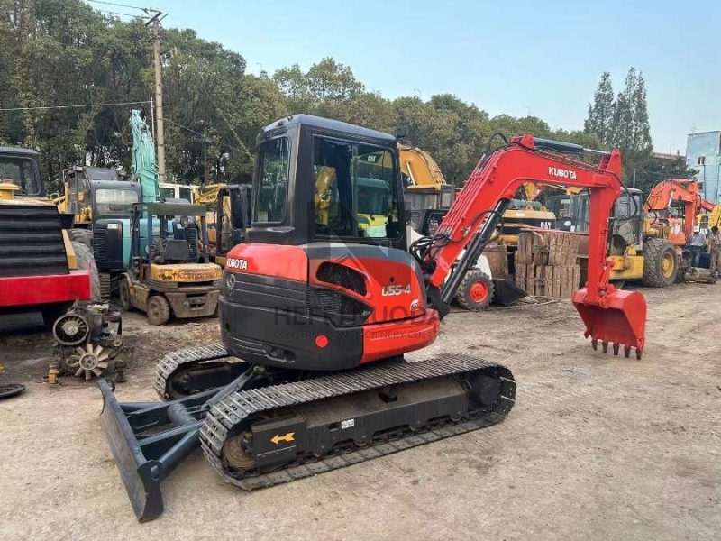 Mini Used Kubota Excavator U55-4 Automatic 2nd Hand Diggers