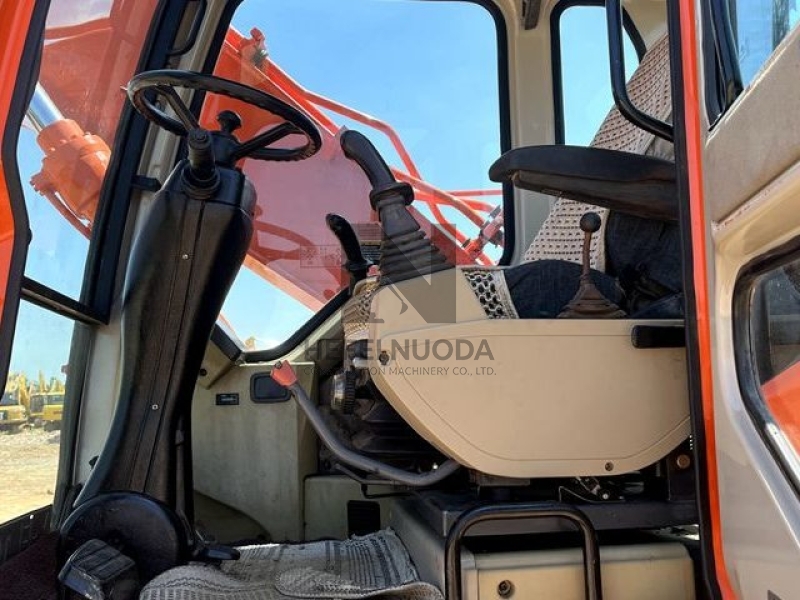 Hydraulic Terrain Wheeled Used Doosan Excavator DH150W 12Tonne