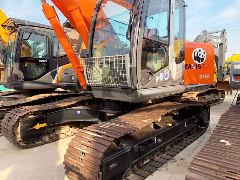 Hitachi Used ZX250 25Ton Crawler Heavy Machine Excavator Hot Selling