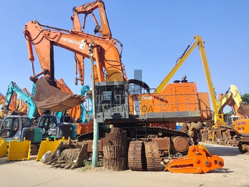 Japan Hitachi Ex1200 Second Hand Excavator Machine 120T
