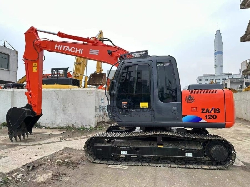 12200KG Hydraulic Second Hand ZX120 Hitachi Excavator Crawler Diggers 120