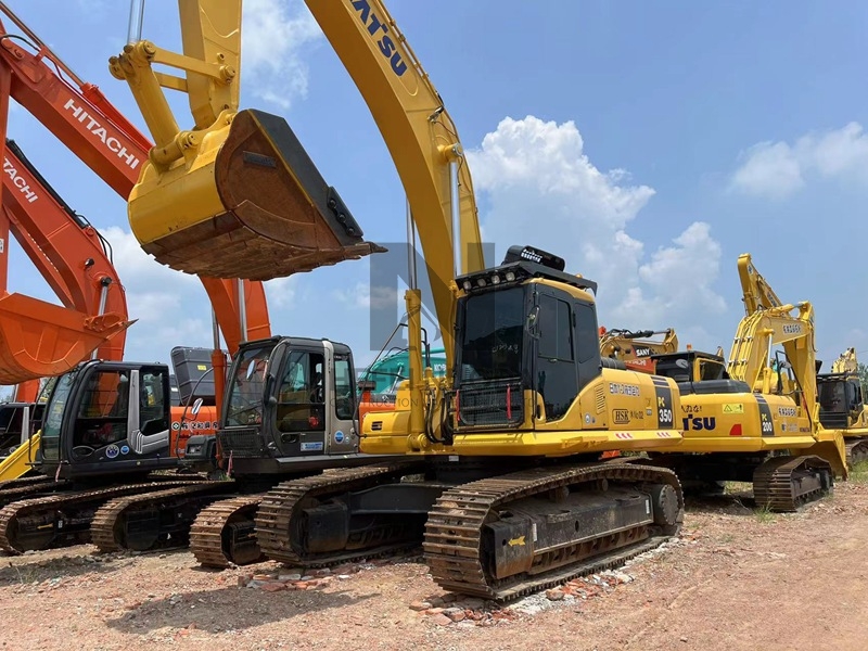 Used Japan Second Hand Komatsu PC350-7 Digger 35 Ton Excavator Machine