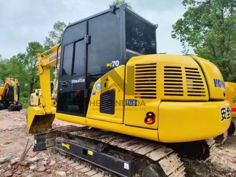 6T Used Small Excavator Komatsu PC70 Second Hand Micro Digger