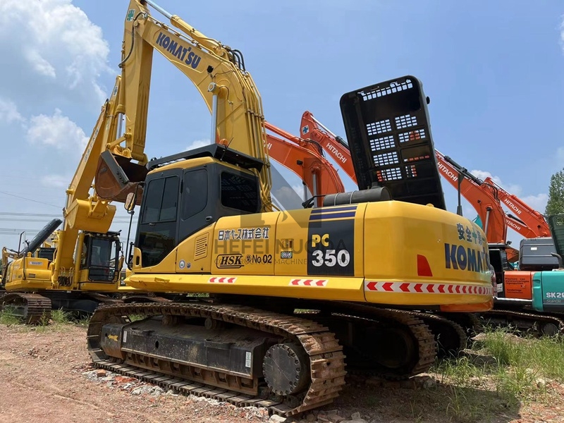 Used Japan Second Hand Komatsu PC350-7 Digger 35 Ton Excavator Machine