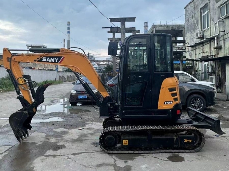 Sany SY35U 2nd Hand Diggers Pre Owned Mini Excavator Hydraulic Crawler 3.5 Ton