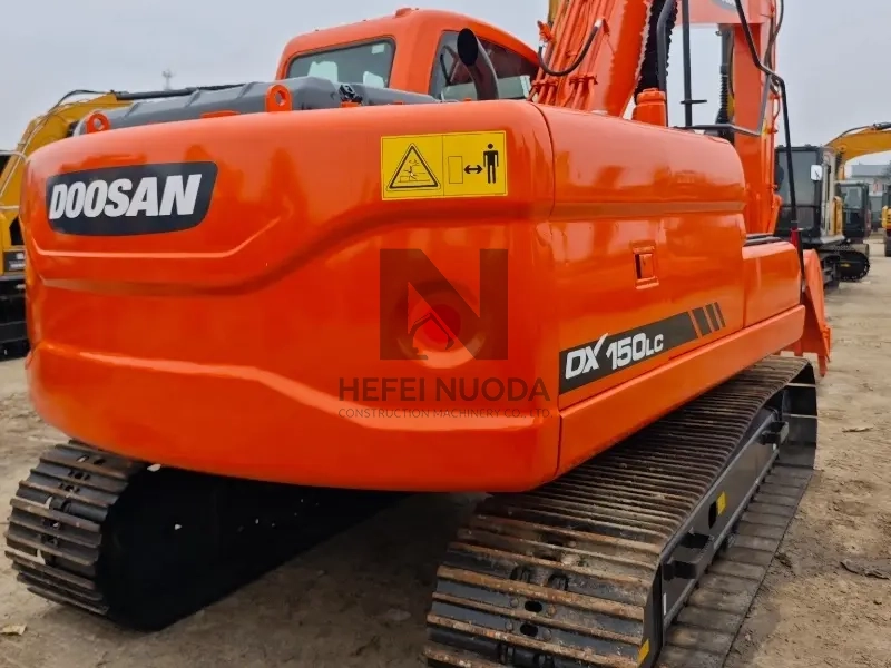 Doosan 15ton DX150 Almost New large crawler excavator made in Korea for sale with fair price
