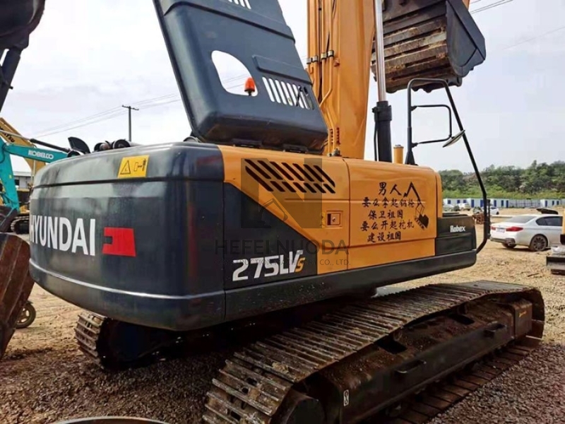 Original Hydraulic Used Hyundai Excavator R275vs Cummins Engine