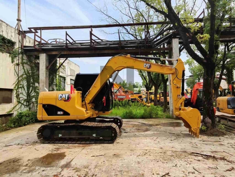 Caterpillar 307D Track Used Compact Excavators Mini Sized 7193KG