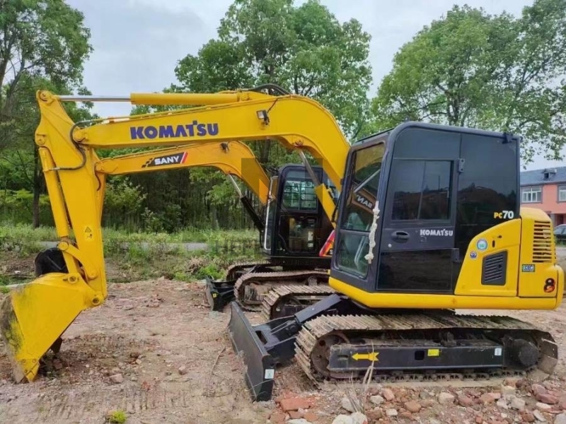 6T Used Small Excavator Komatsu PC70 Second Hand Micro Digger