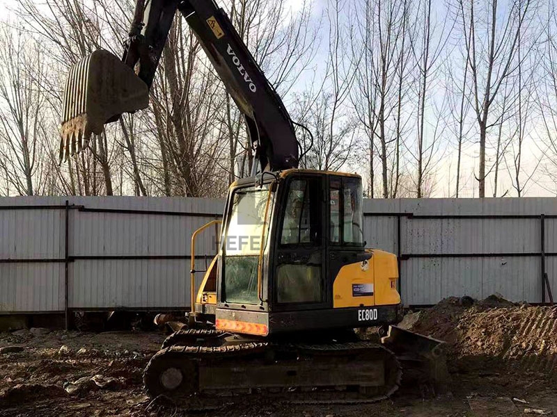Volvo crawler EC80D used excavator for sale in China