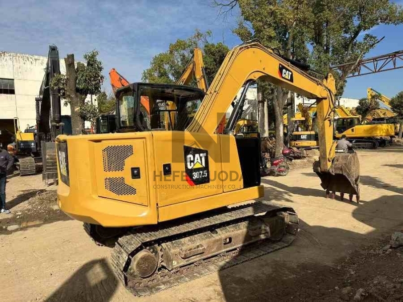 High Performance Caterpillar 307.5 Pre Owned Mini Excavator Used Micro Excavator