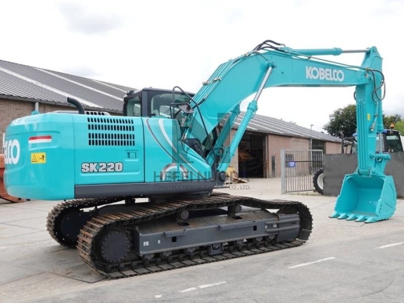 Turbocharged Hydraulic Second hand Kobelco SK220 Excavator Digger 22900KG