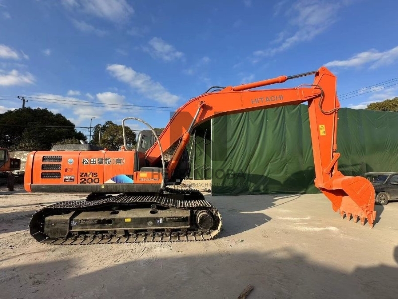 Japan Original Used Hitachi ZX200 Hydraulic Crawler Excavator Second Hand Machinery 100KW Power