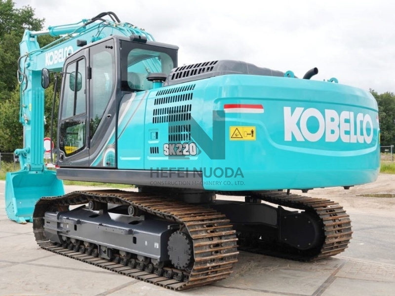 Turbocharged Hydraulic Second hand Kobelco SK220 Excavator Digger 22900KG
